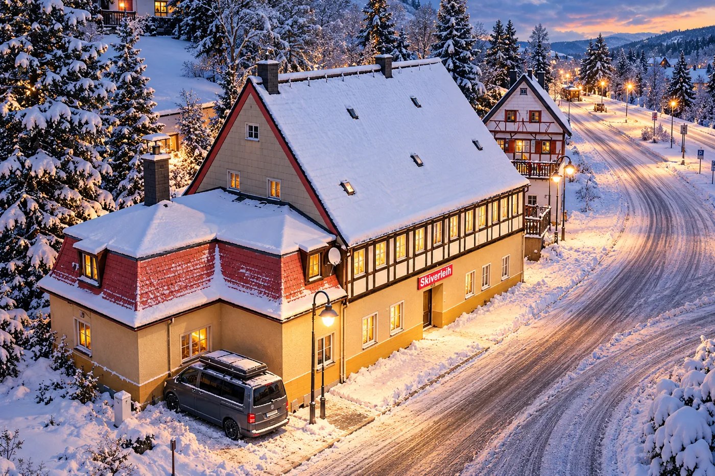 Schneebrett Hauptladen und Ferienhaus in Oberwiesenthal